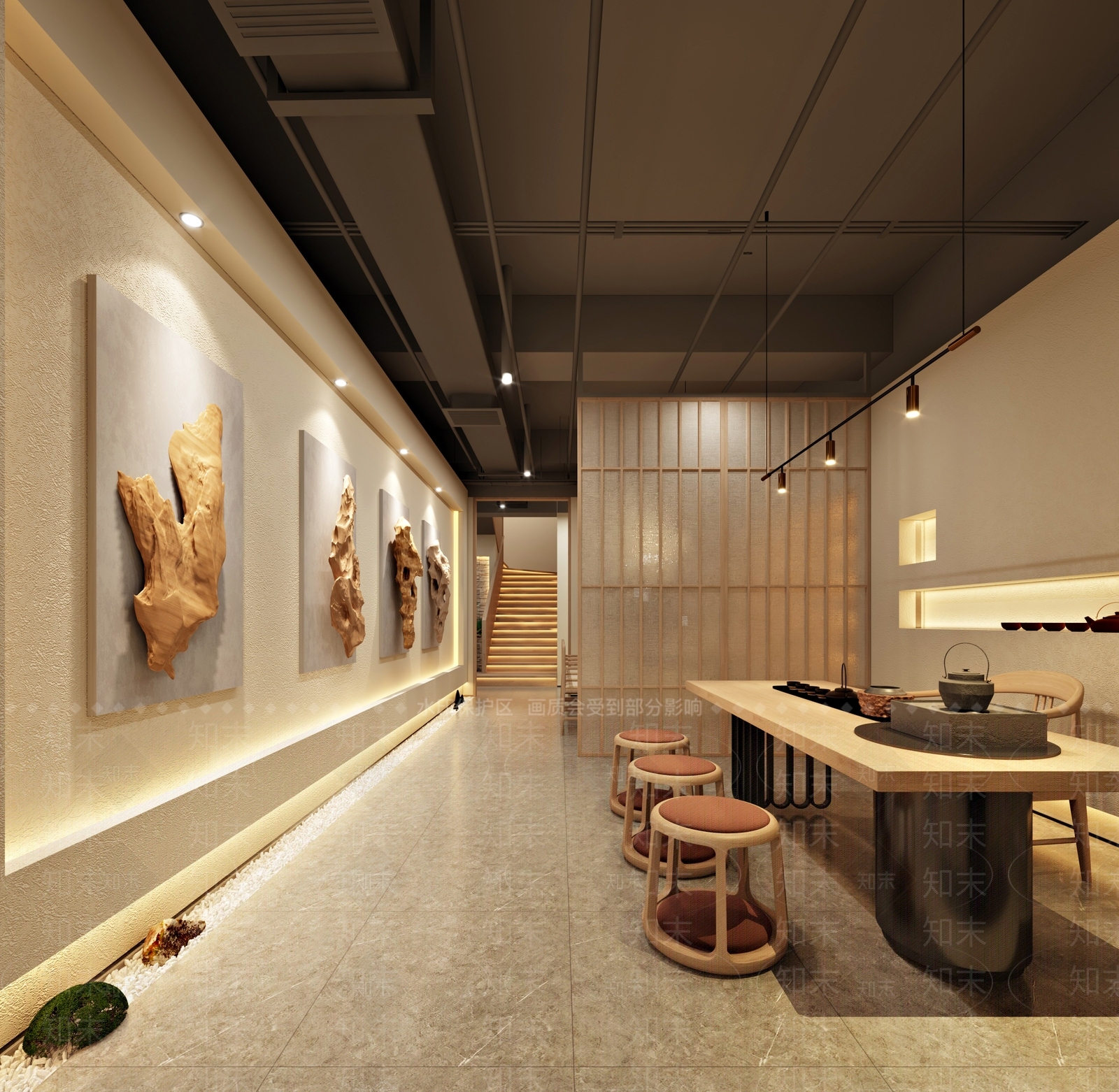 日式茶馆3D模型下载【ID:1114690147】