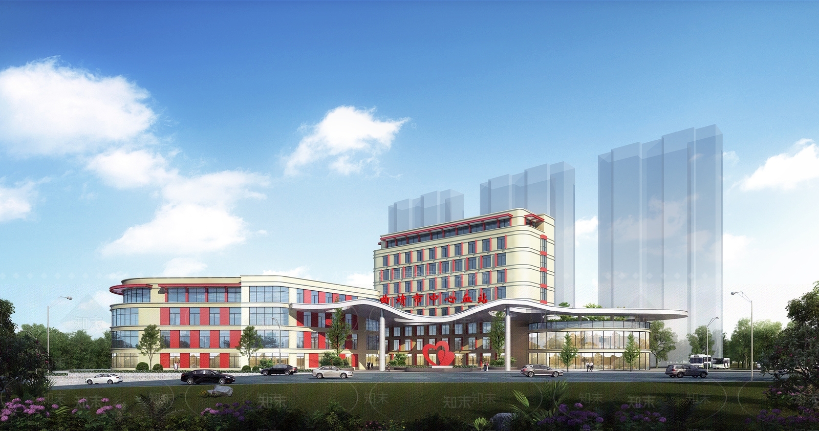 现代医疗建筑SU模型下载【ID:1114709341】