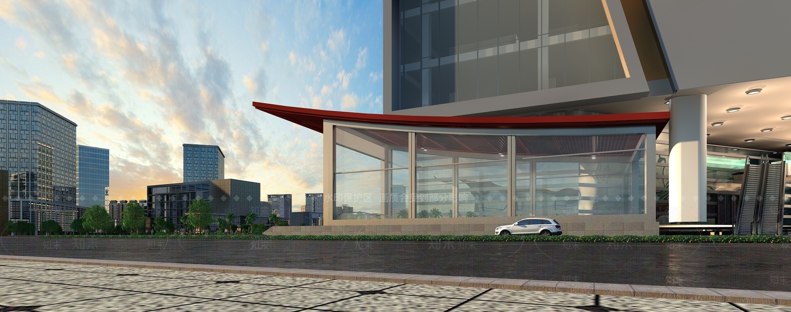 现代厦门地铁入口3D模型下载【ID:1114711394】