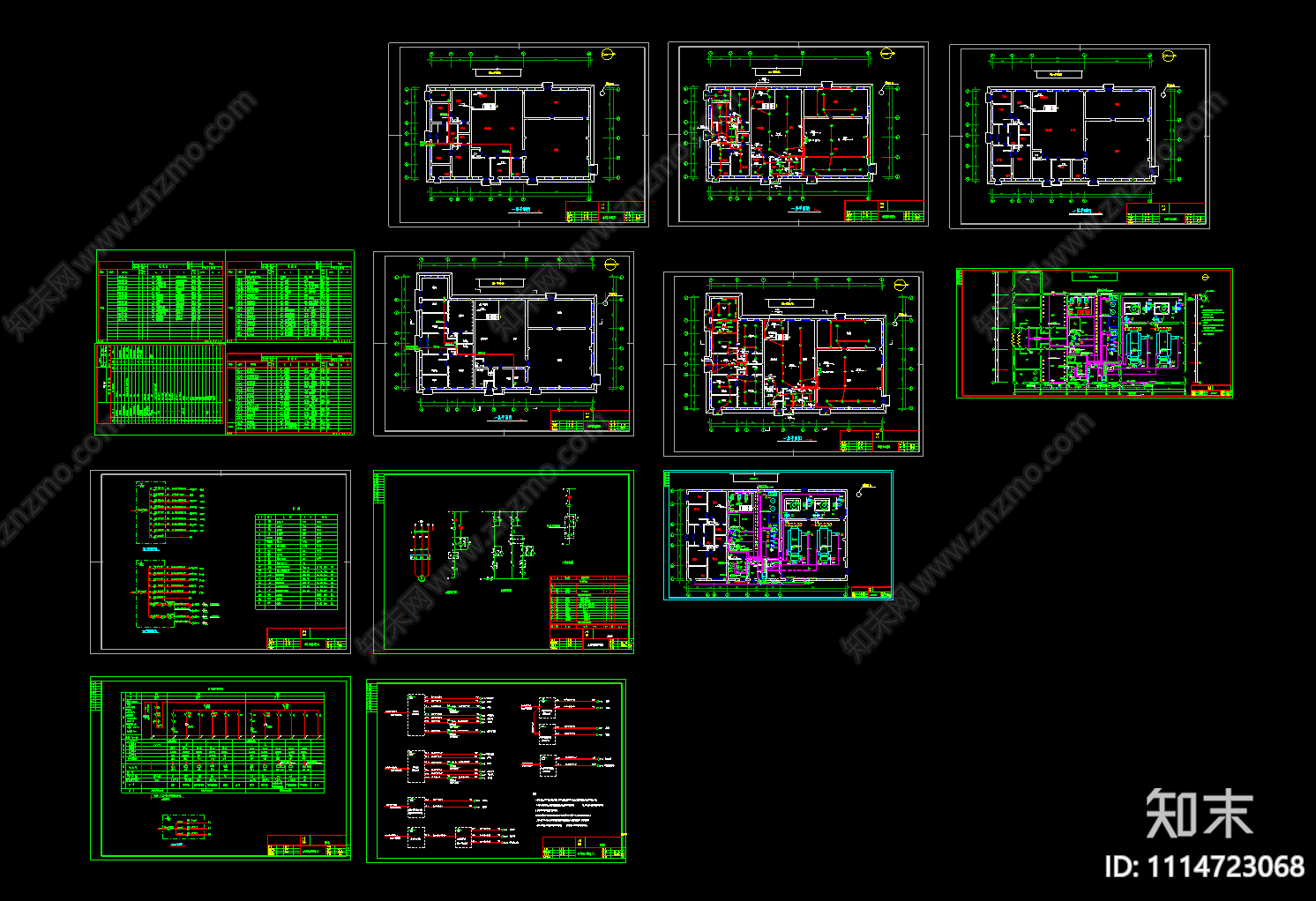 锅炉房热力图纸施工图下载【ID:1114723068】