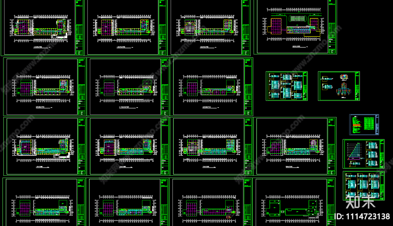 图书馆电气设计图纸施工图下载【ID:1114723138】