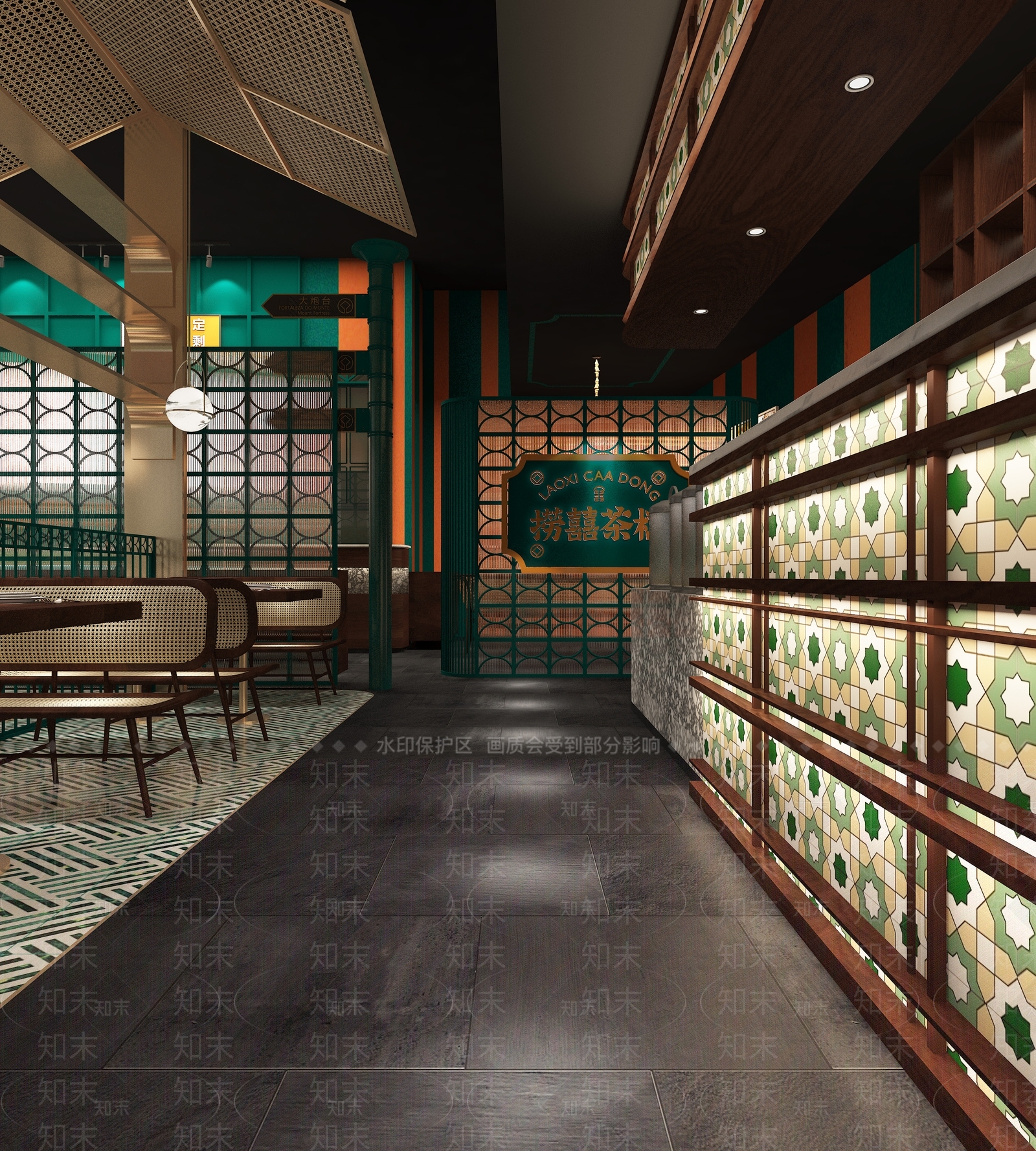 港式茶餐厅3D模型下载【ID:1114734653】