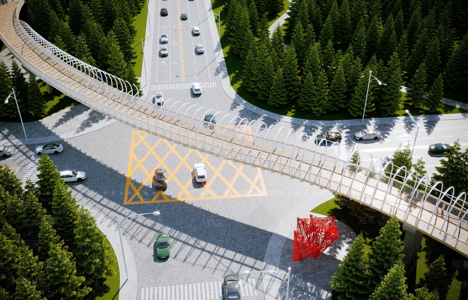 现代大桥3D模型下载【ID:1114746952】