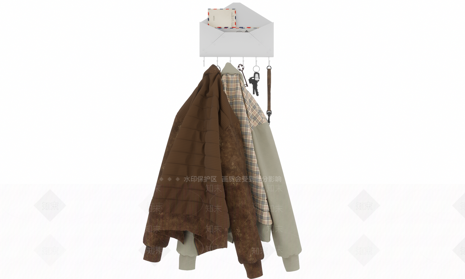 现代服饰SU模型下载【ID:1114742867】