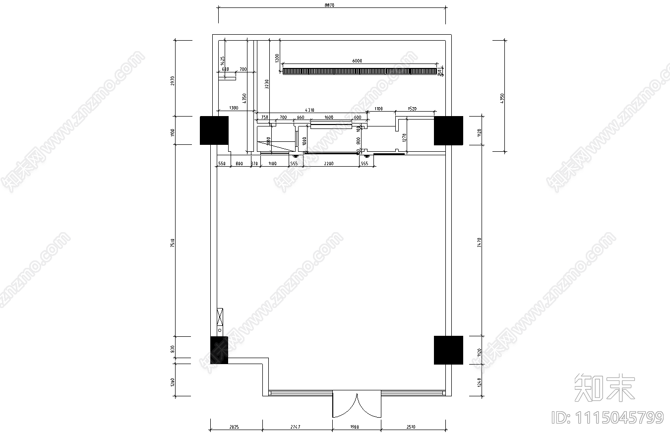 别墅工程设计方案cad施工图下载【ID:1115045799】