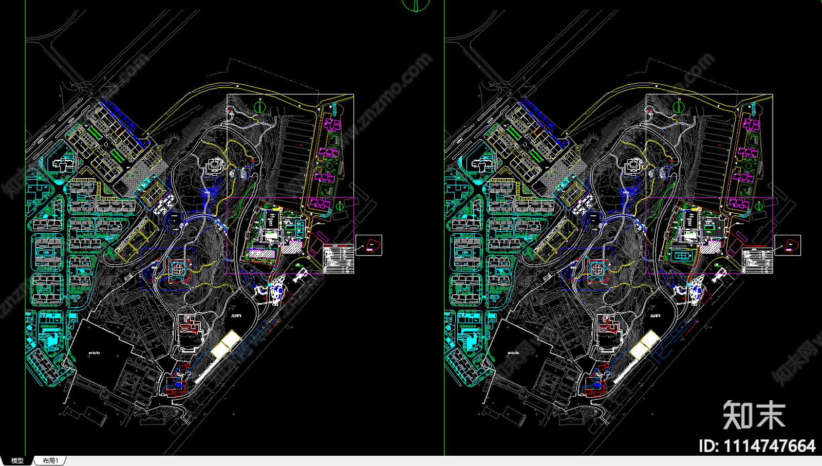 莆田老年大学总平面图施工图下载【ID:1114747664】
