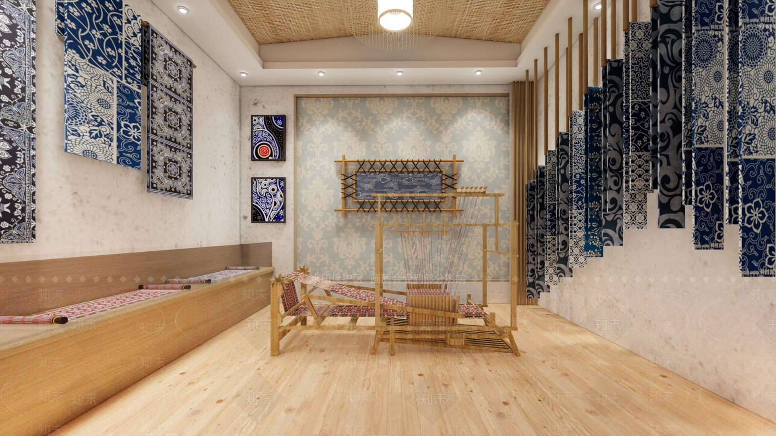 现代特色民族服装展示SU模型下载【ID:1114752120】