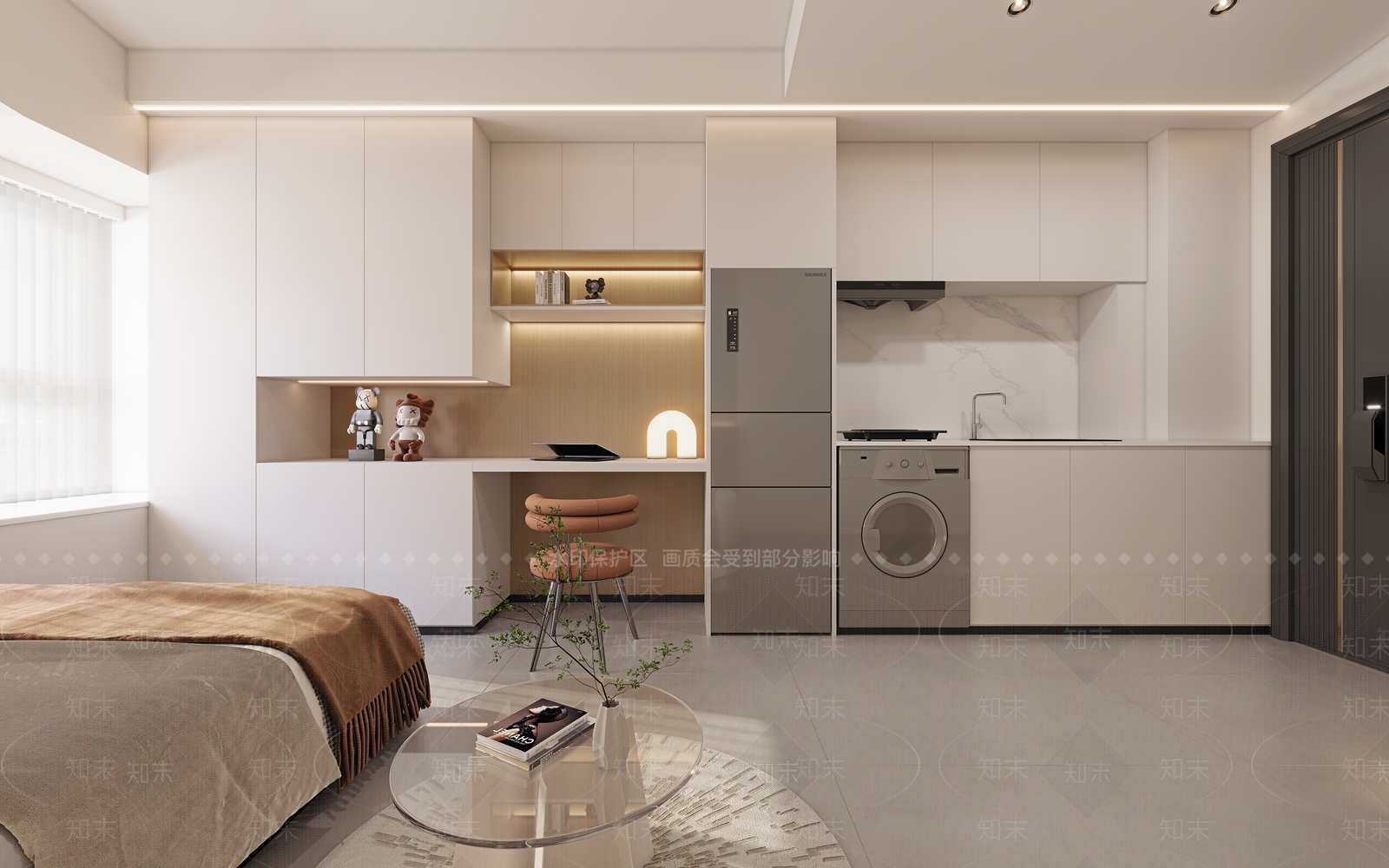 现代单身公寓3D模型下载【ID:1114759643】