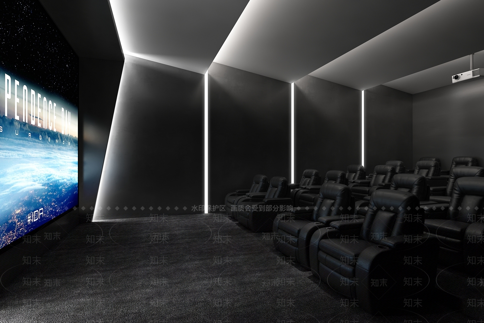 现代电影院3D模型下载【ID:1114767205】