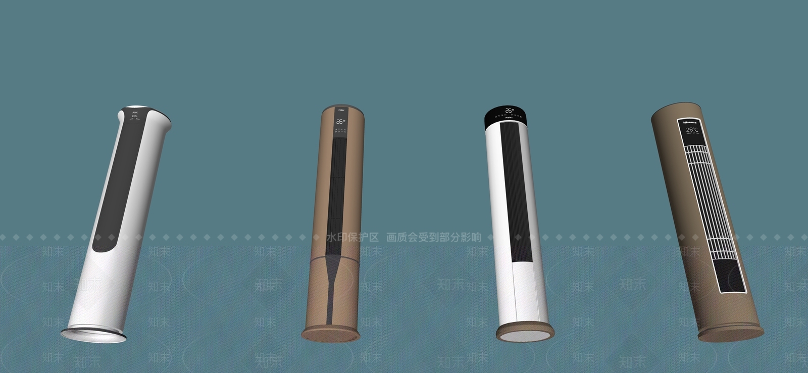 现代空调SU模型下载【ID:1114794958】