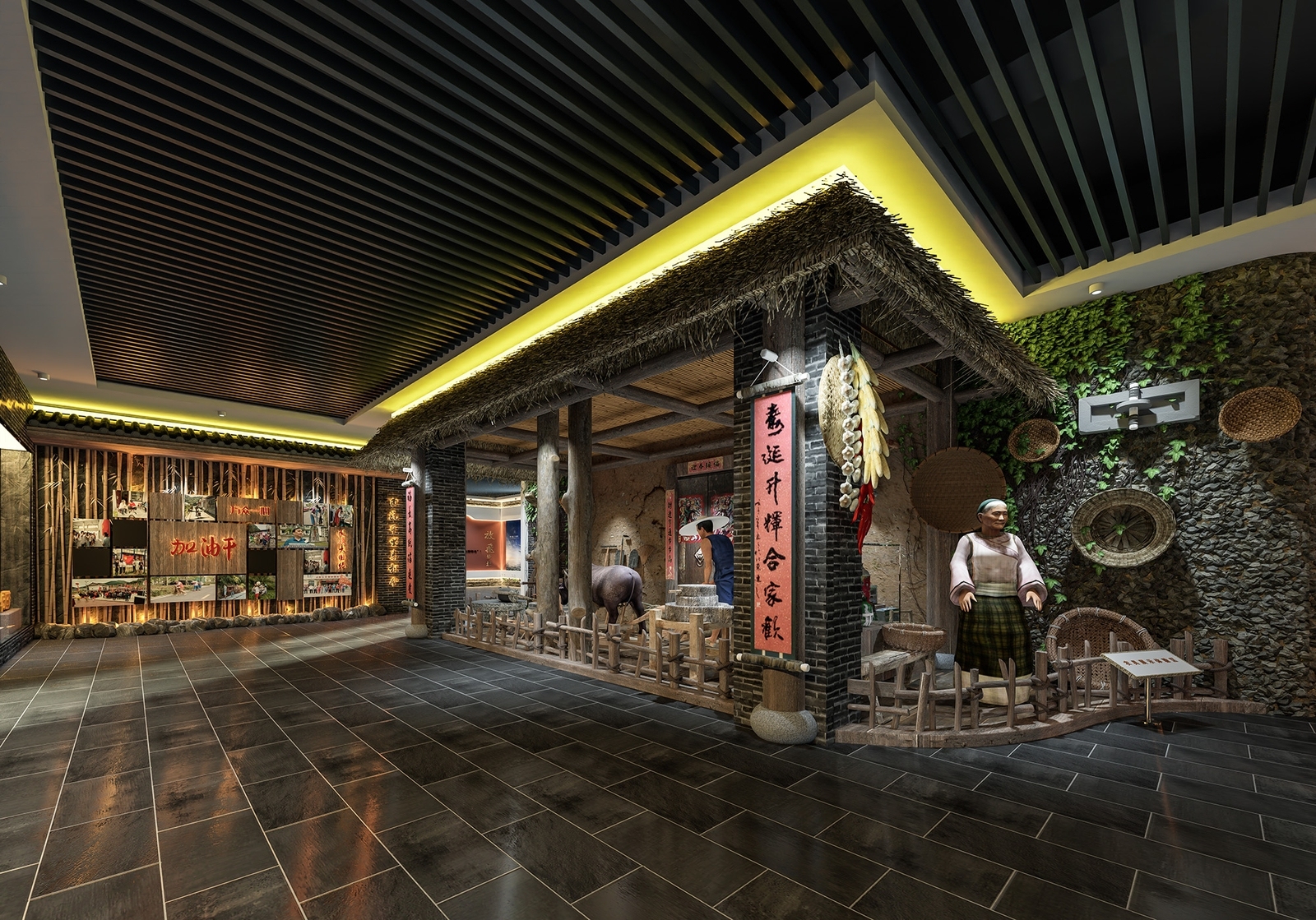 中式乡愁文化馆3D模型下载【ID:1114812906】_【知末效果图】