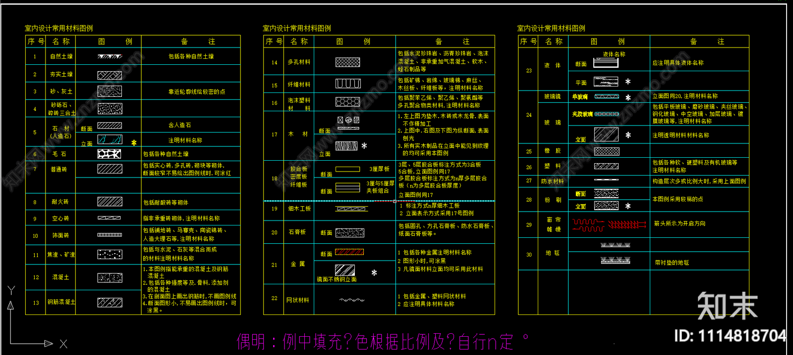 室内装修材料收口做法节点图施工图下载【ID:1114818704】