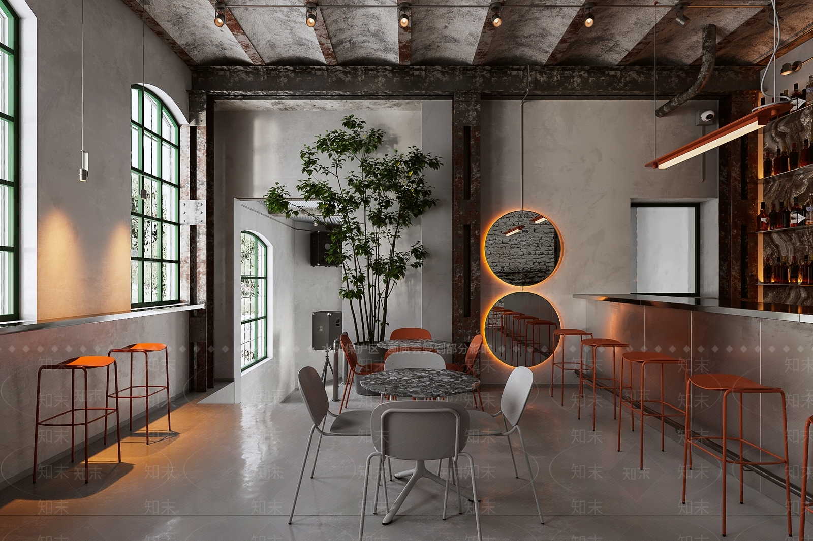 【3D悬赏模型】工业风酒吧3D模型下载【ID:1114937121】