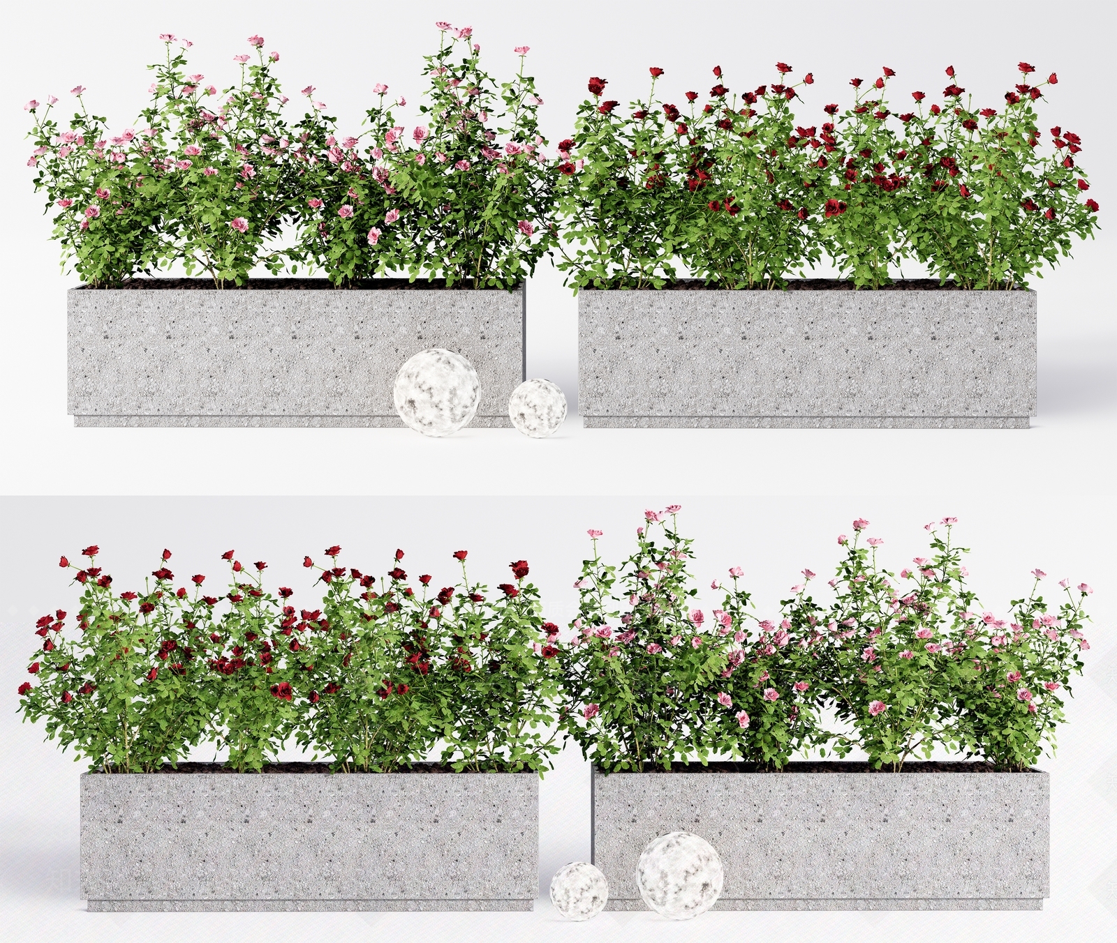 现代花箱3D模型下载【ID:1114843247】