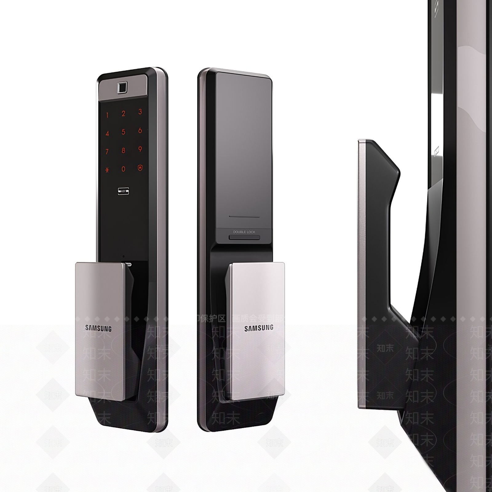 现代智能门锁SU模型下载【ID:1115394869】