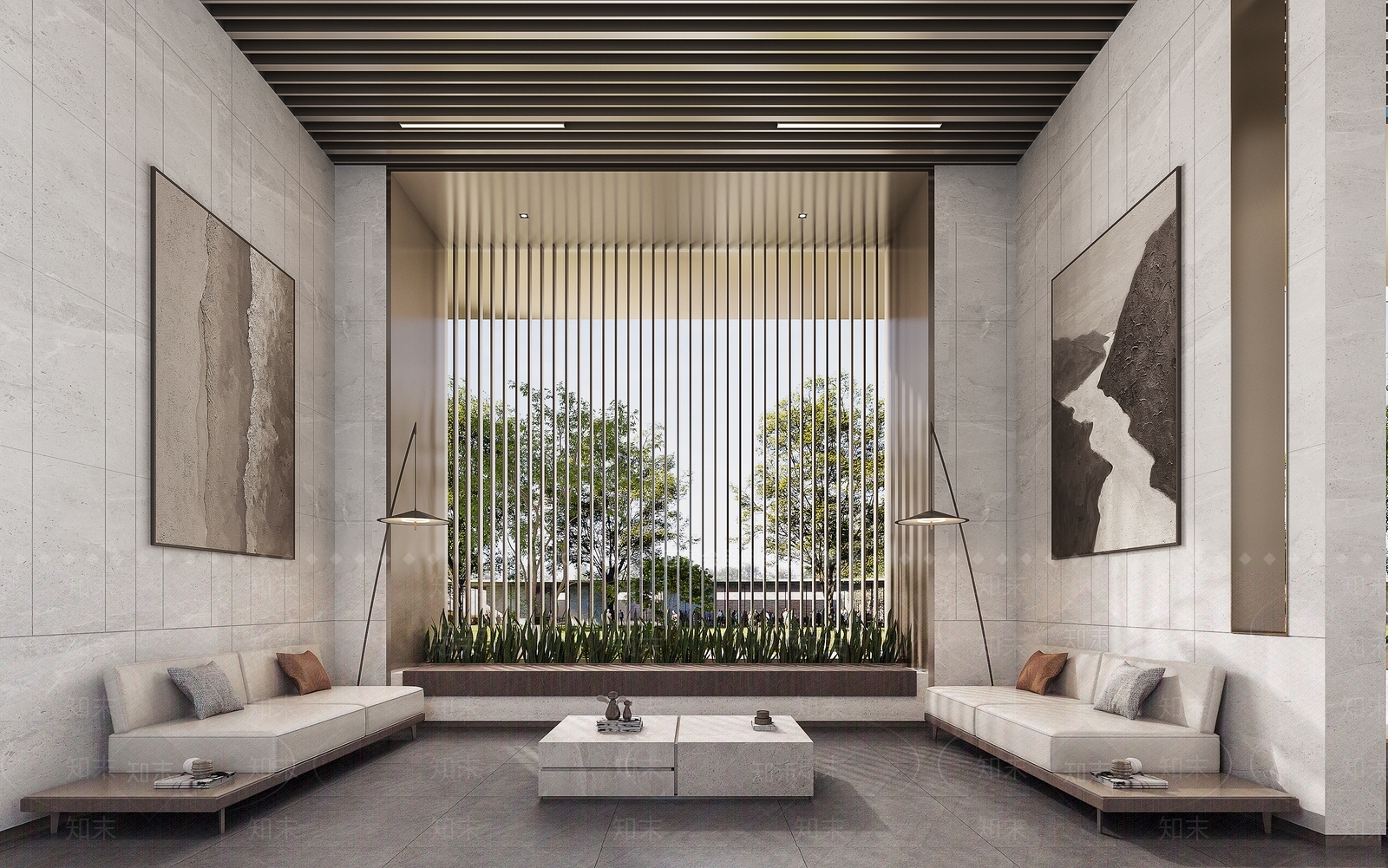 现代多层住宅外观3D模型下载【ID:1114846899】