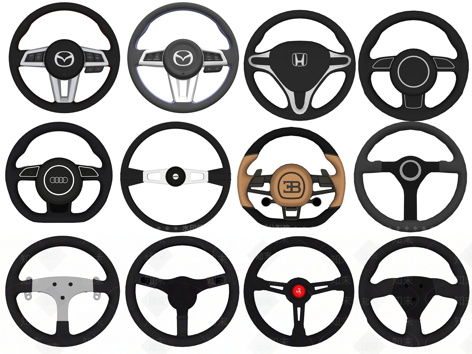 现代汽车零件SU模型下载【ID:1114849720】