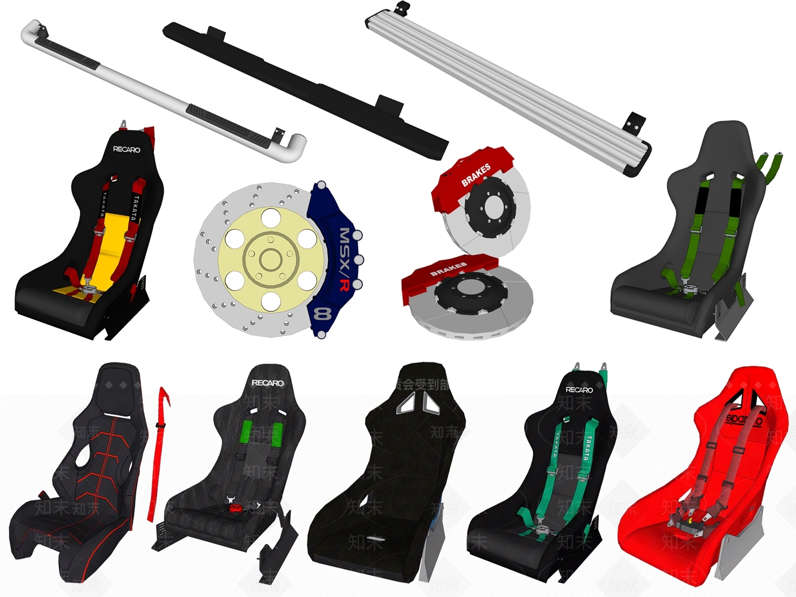 现代汽车零件SU模型下载【ID:1114849064】