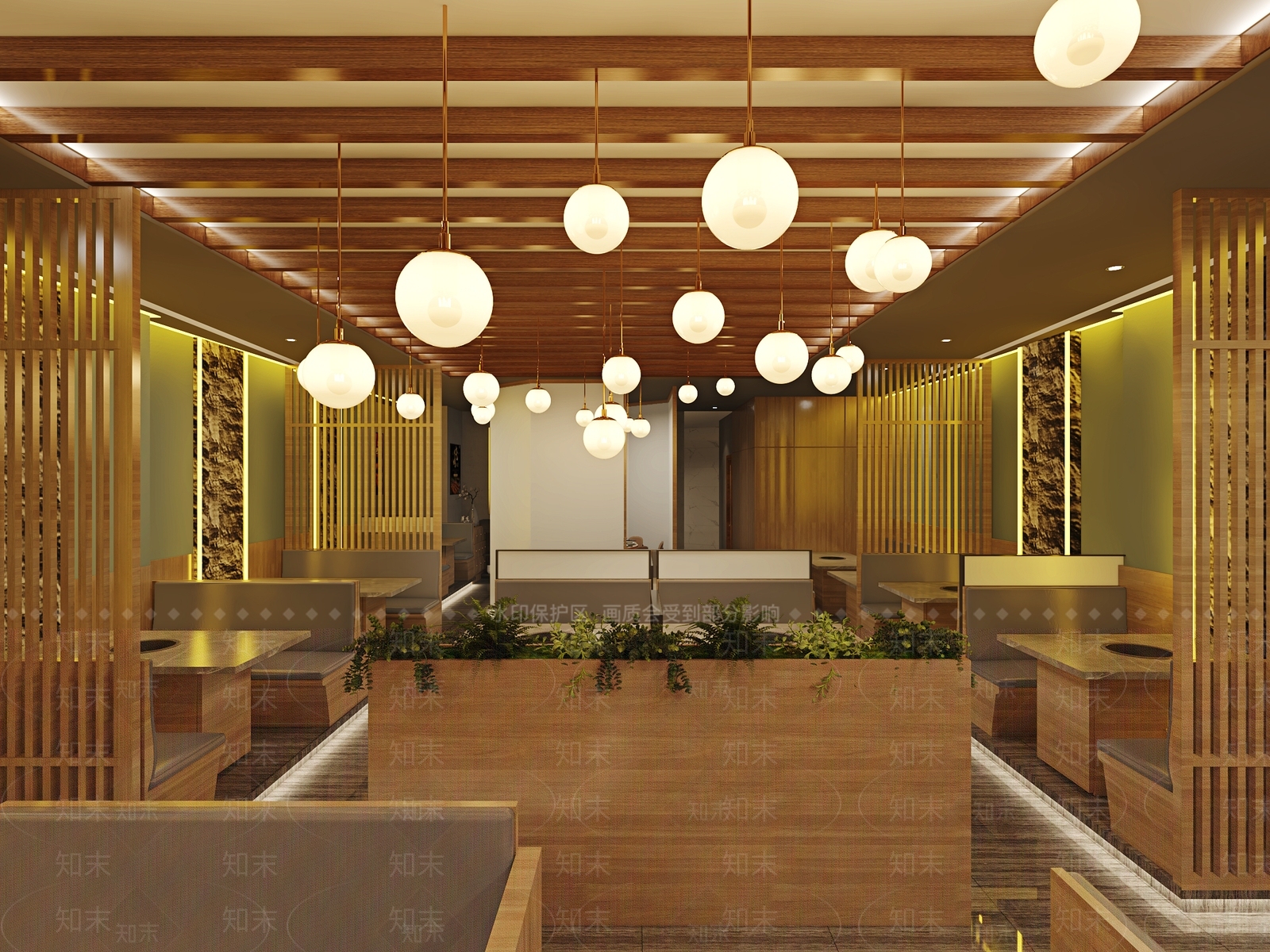 现代烤肉店3D模型下载【ID:1114865683】