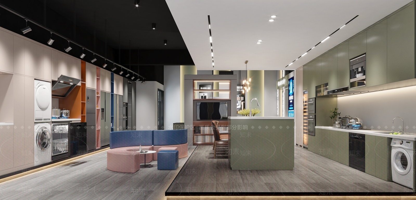 现代电器专卖店3D模型下载【ID:1114882520】