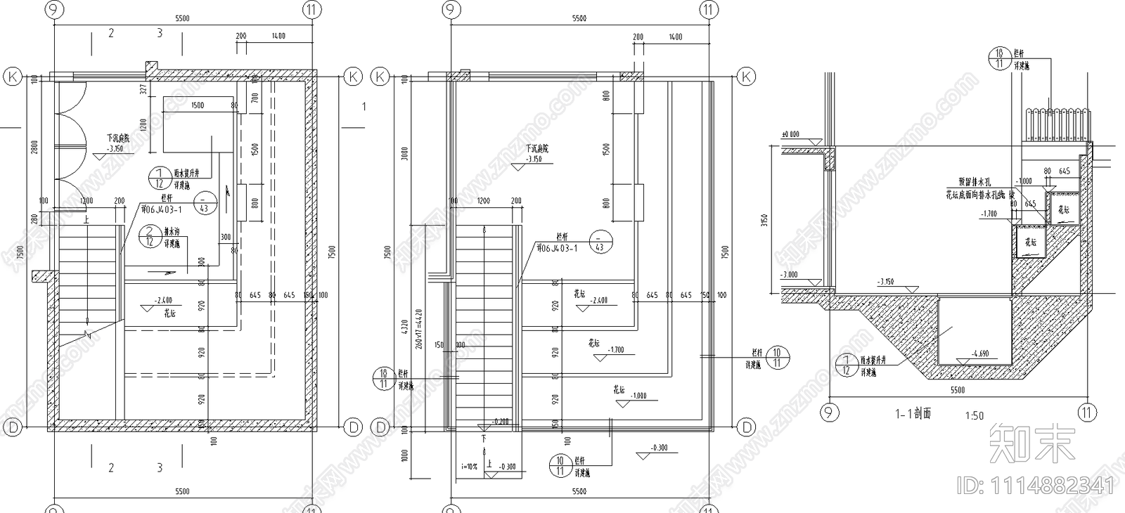 农村经典别墅结构施工图施工图下载【ID:1114882341】