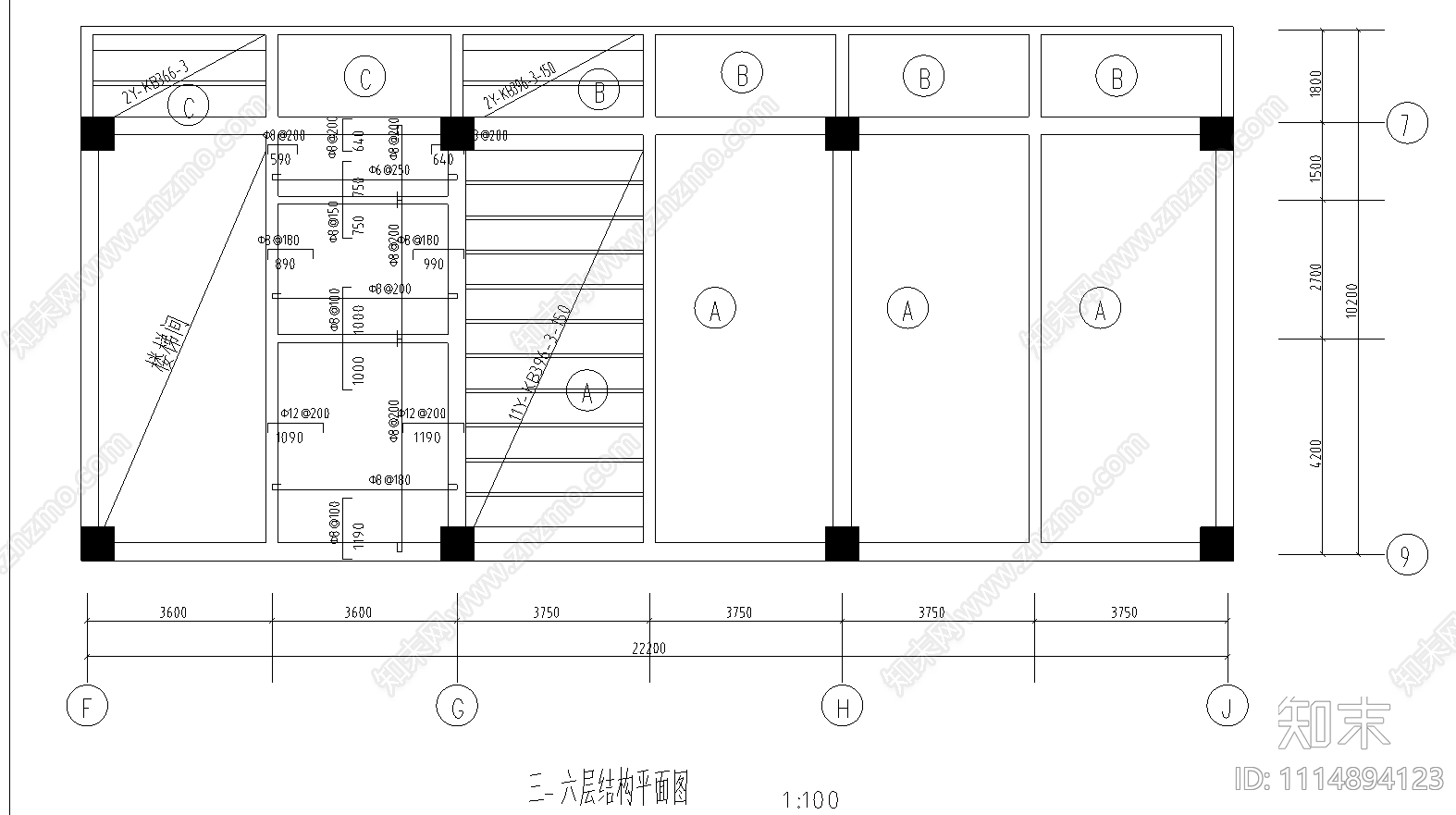 办公楼设计图施工图下载【ID:1114894123】