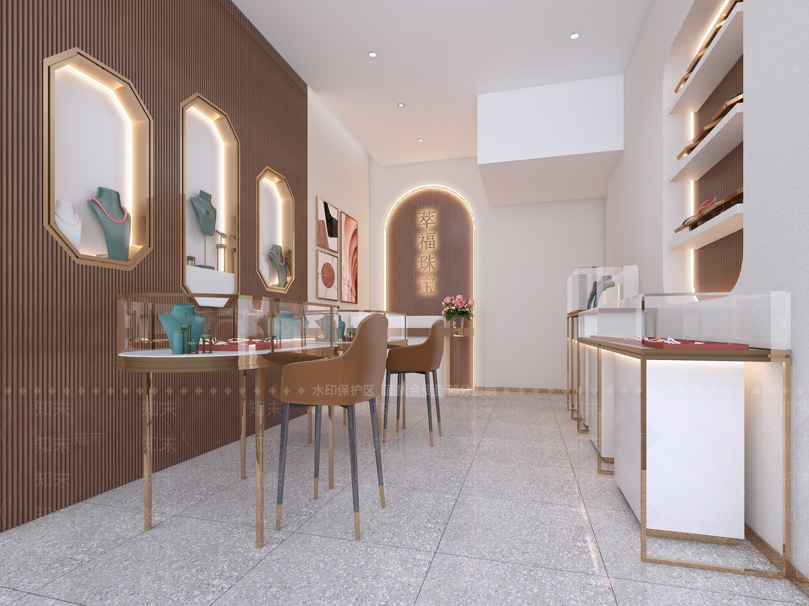 现代珠宝店3D模型下载【ID:1114921816】