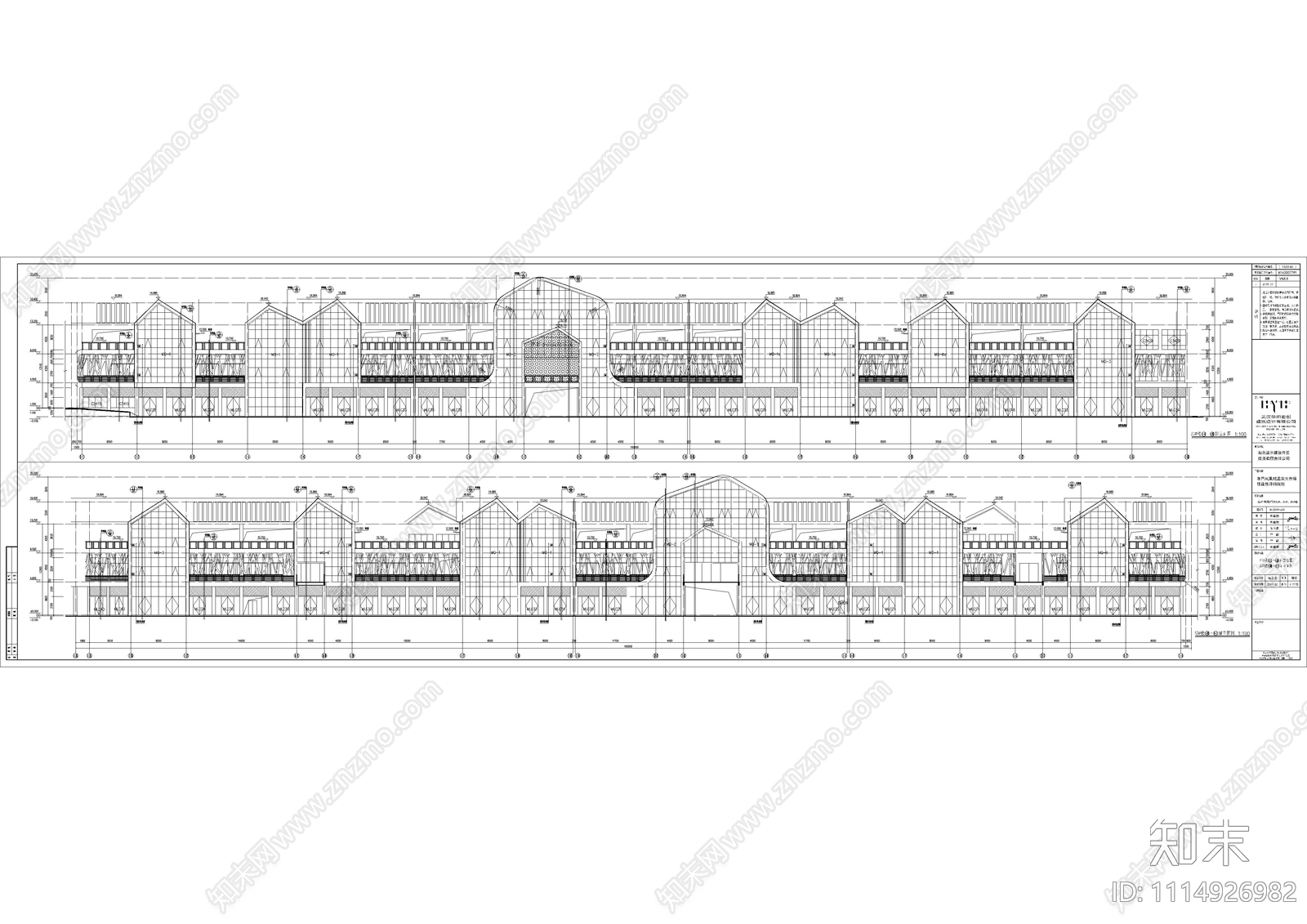 商业建筑标准图审施工图cad施工图下载【ID:1114926982】