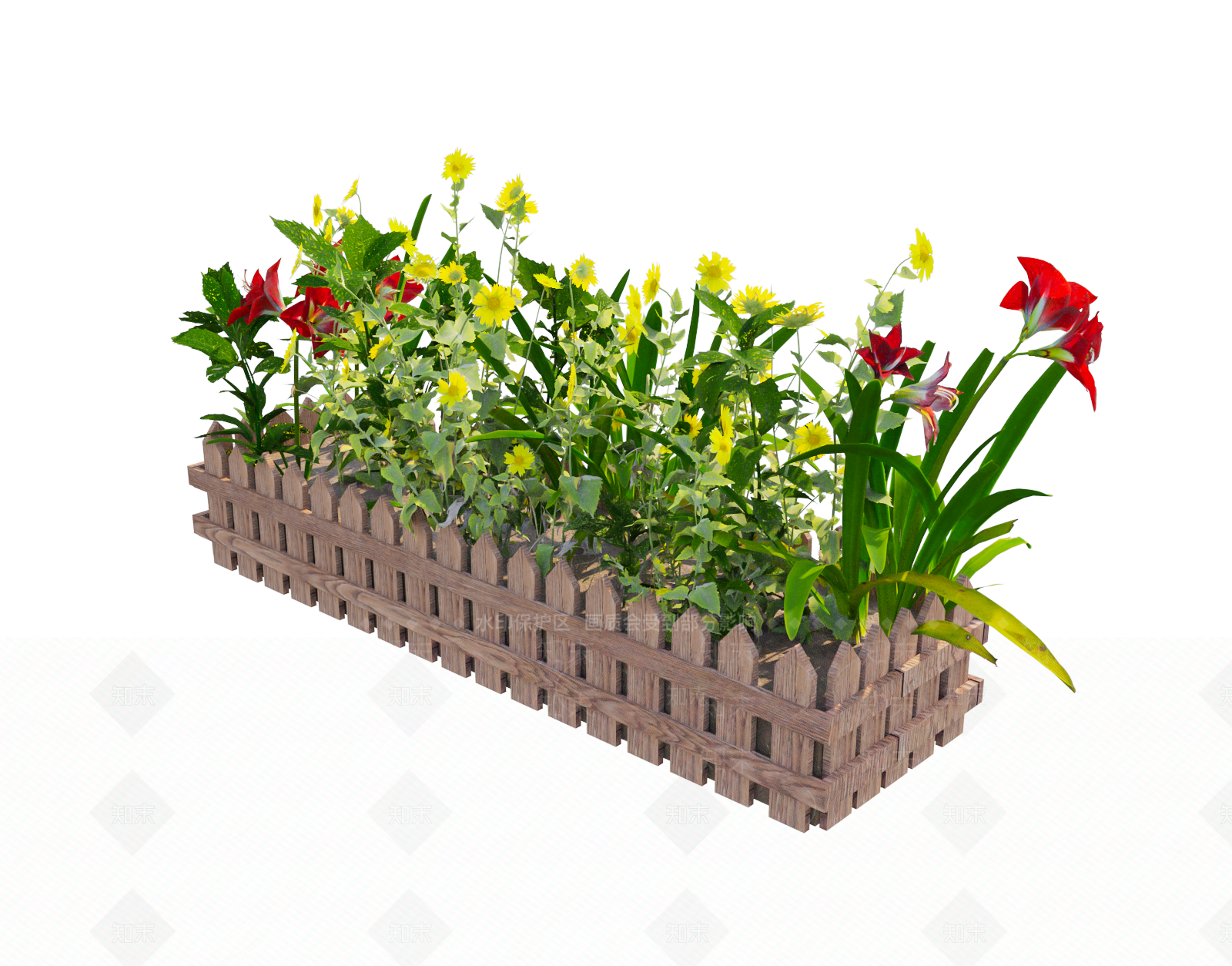 花箱3D模型下载【ID:1114933068】
