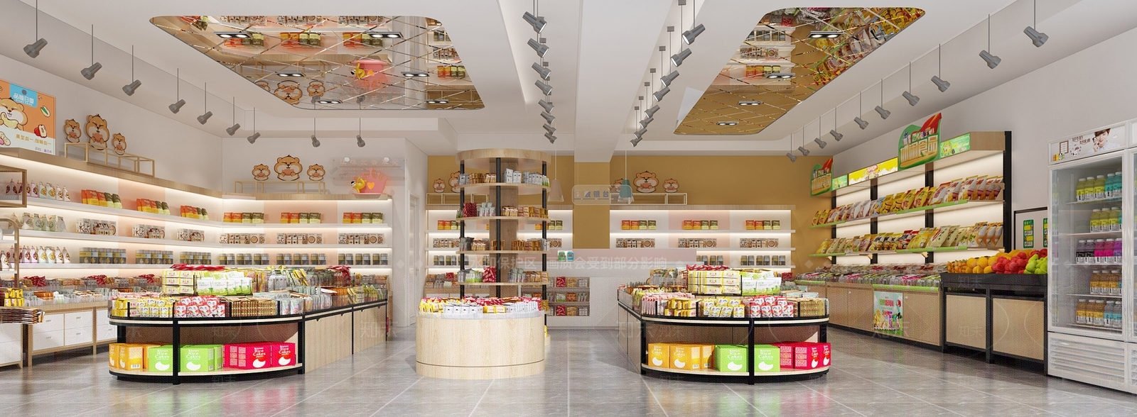 现代零食店3D模型下载【ID:1114945137】