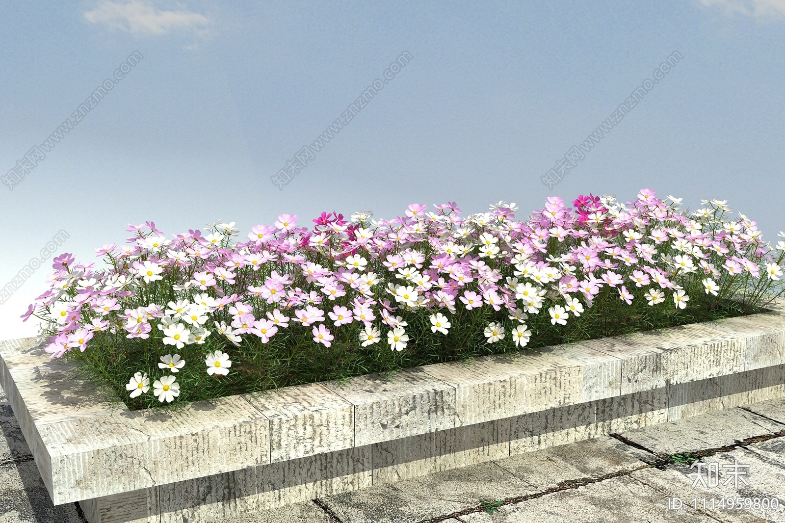 花坛3D模型下载【ID:1114959800】