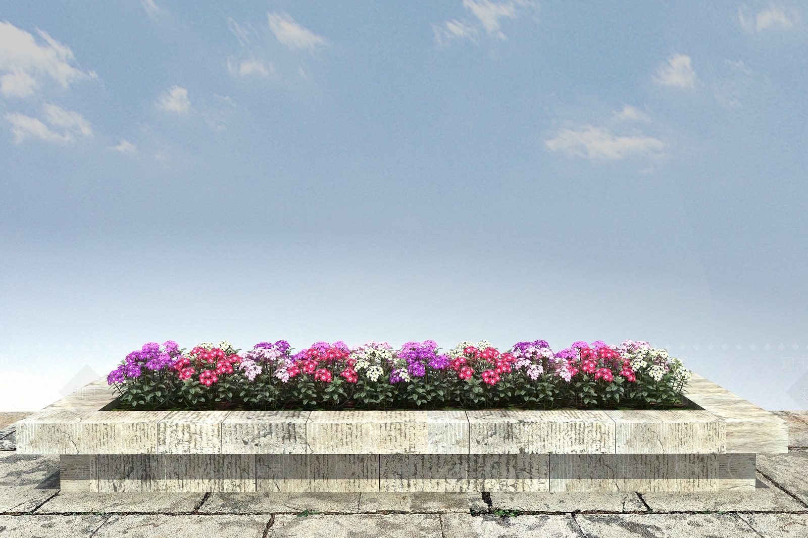 花坛3D模型下载【ID:1114959998】