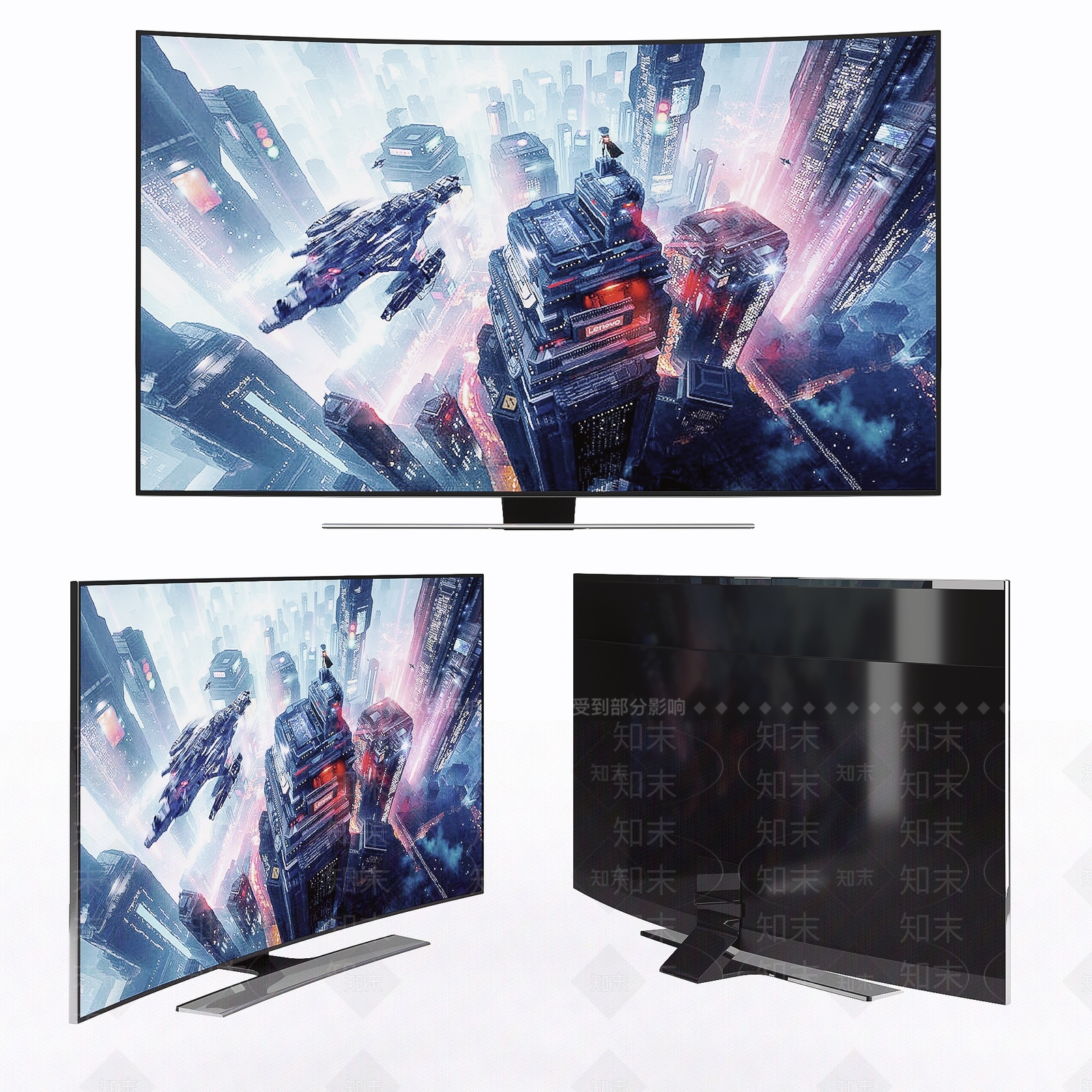 现代电脑显示器3D模型下载【ID:1114960822】
