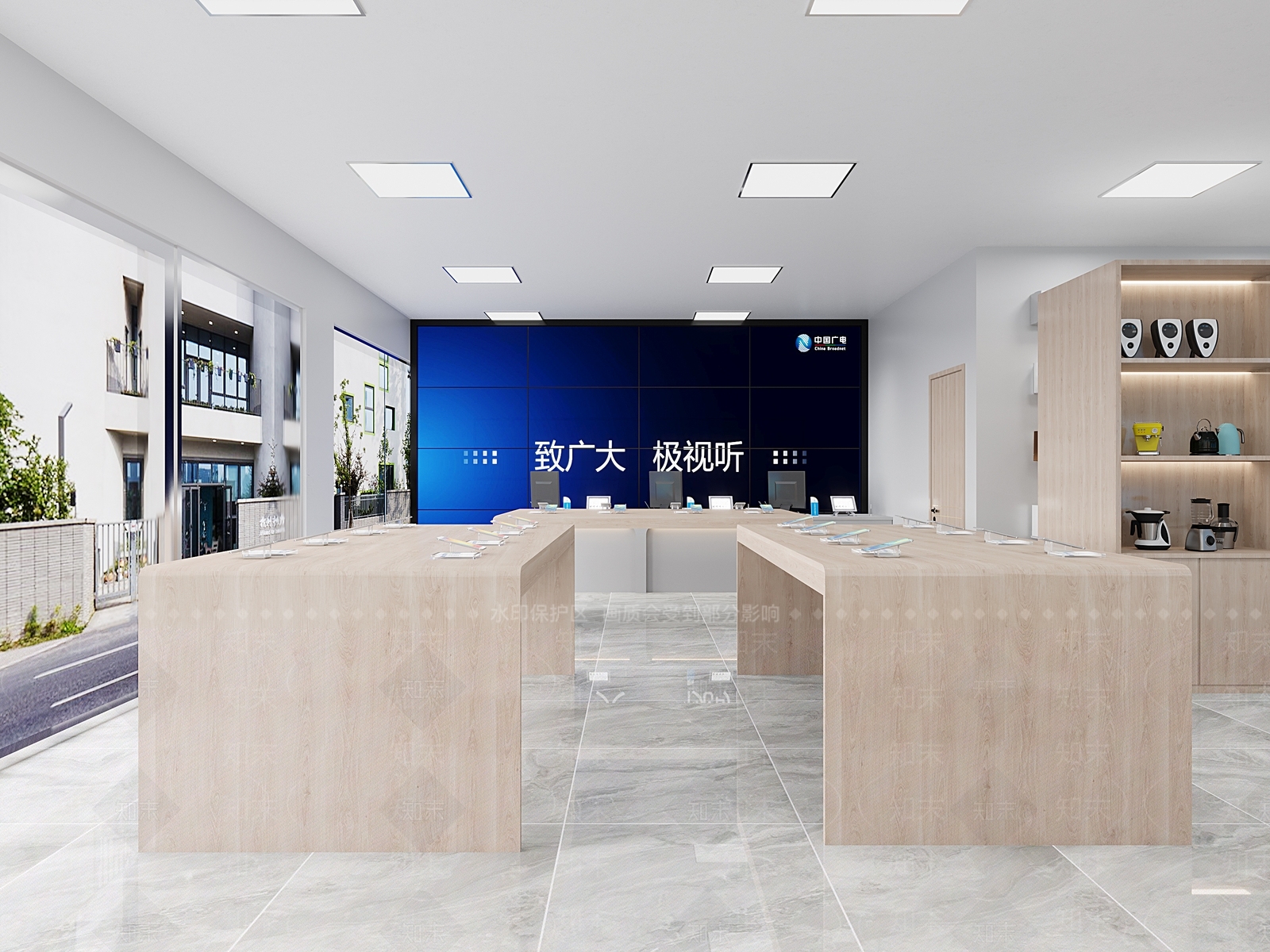 现代数码专卖店3D模型下载【ID:1114979080】