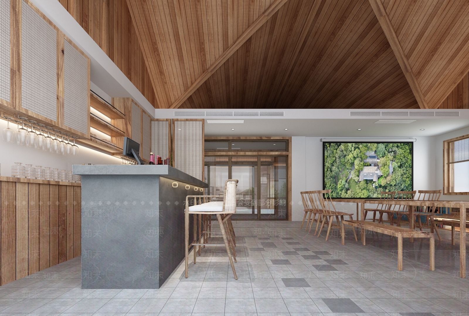 现代民宿3D模型下载【ID:1114983797】