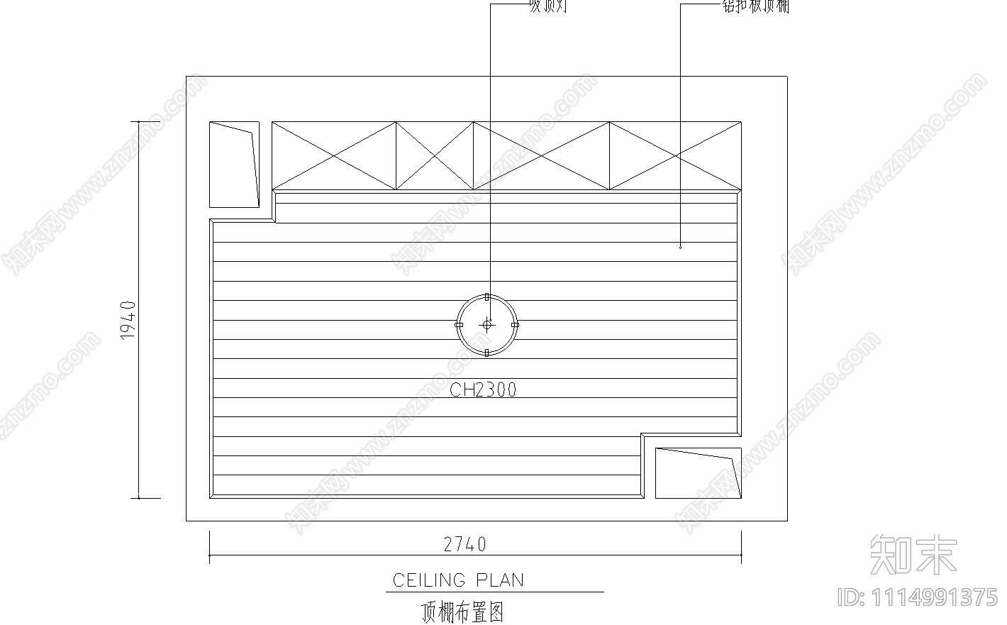 L型厨房设计方案施工图cad施工图下载【ID:1114991375】