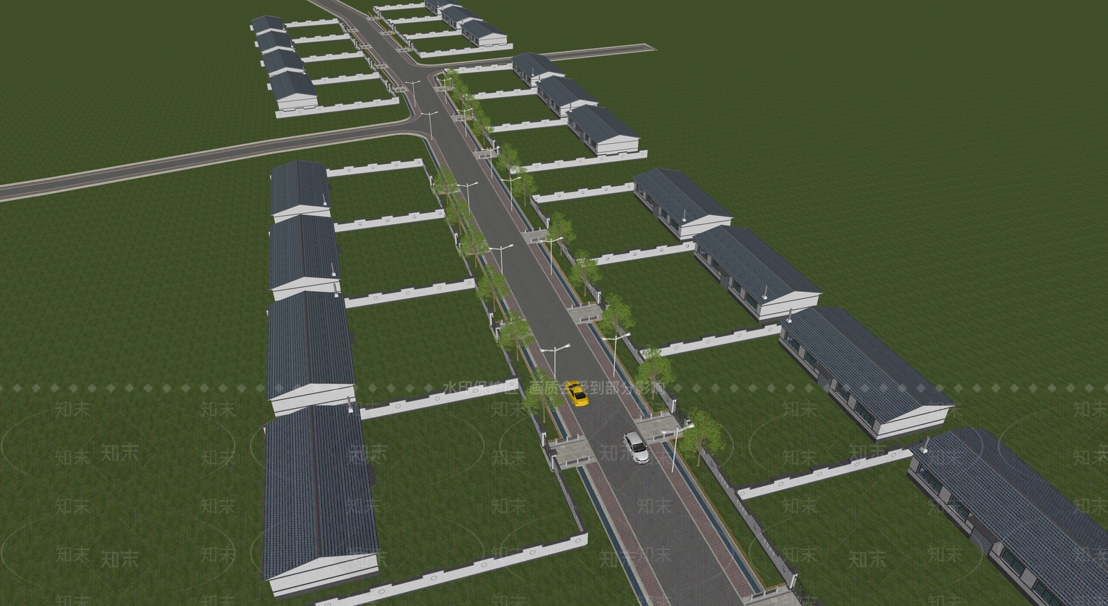 现代公路SU模型下载【ID:1115001770】