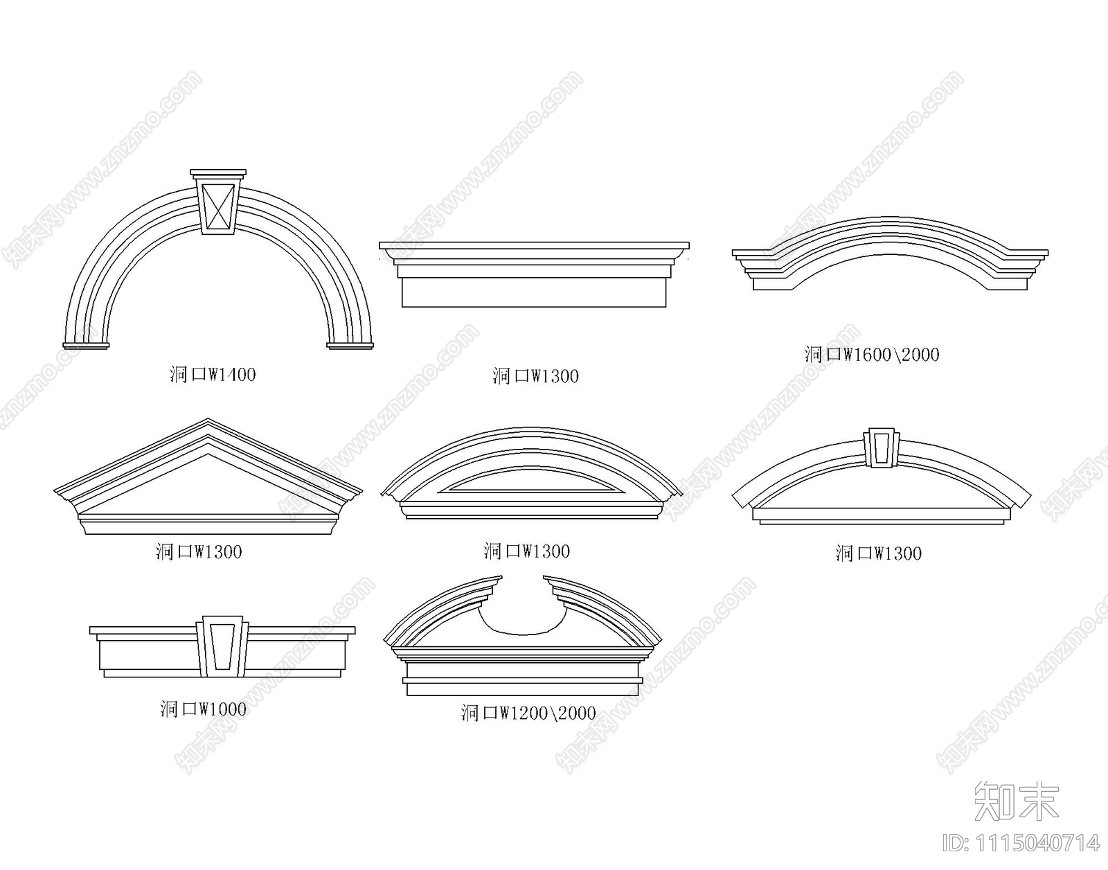 建筑通用节点施工图CAD施工图下载【ID:1115040714】