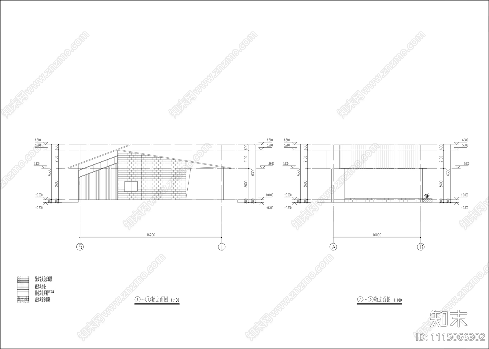 驿站施工图cad施工图下载【ID:1115066302】