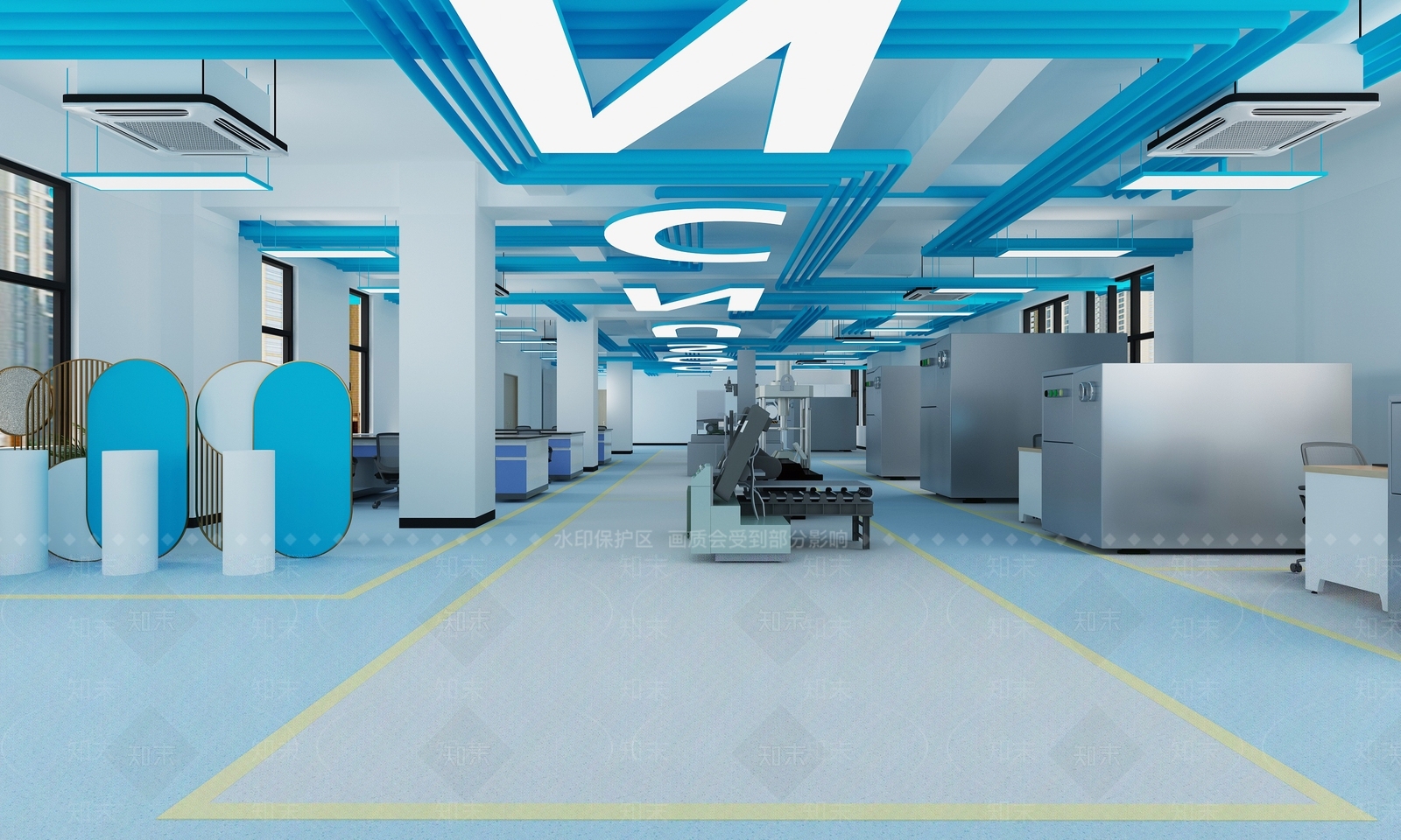 现代实验室3D模型下载【ID:1115079700】