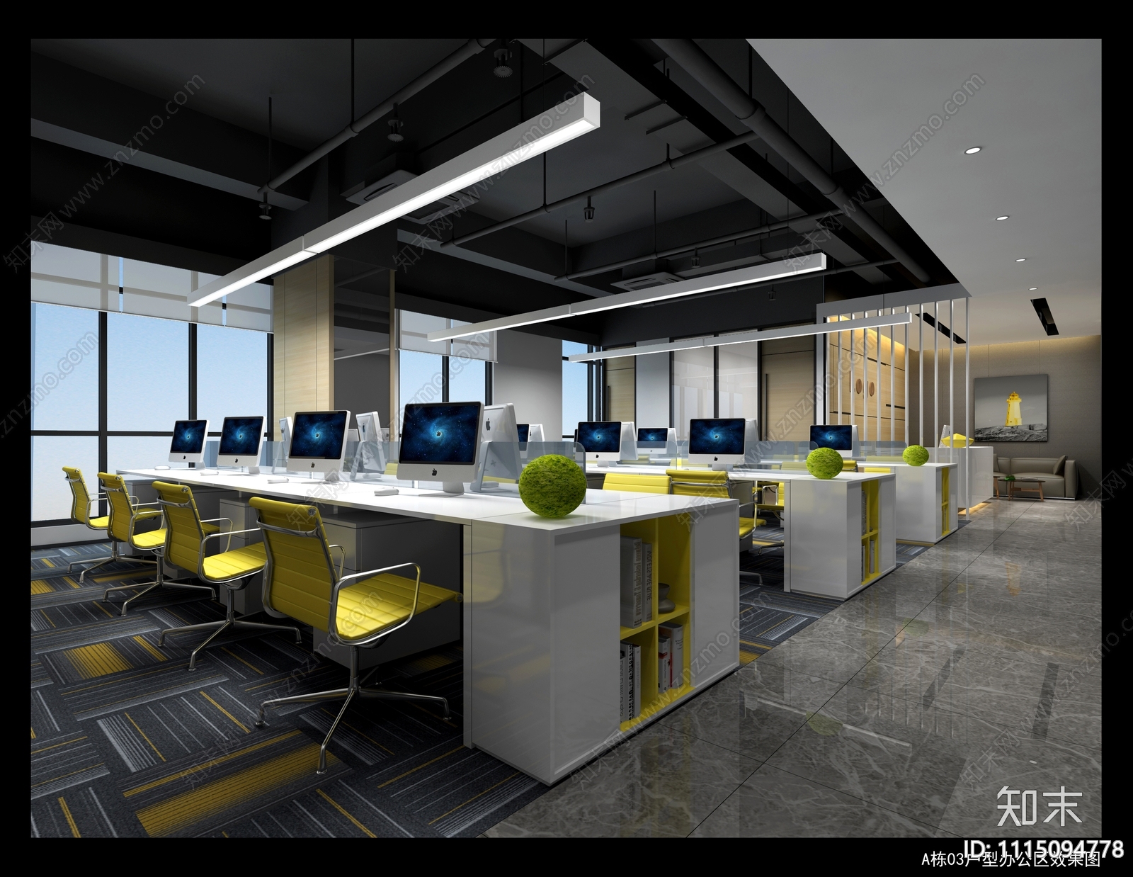 西丽TCL办公楼cad施工图下载【ID:1115094778】