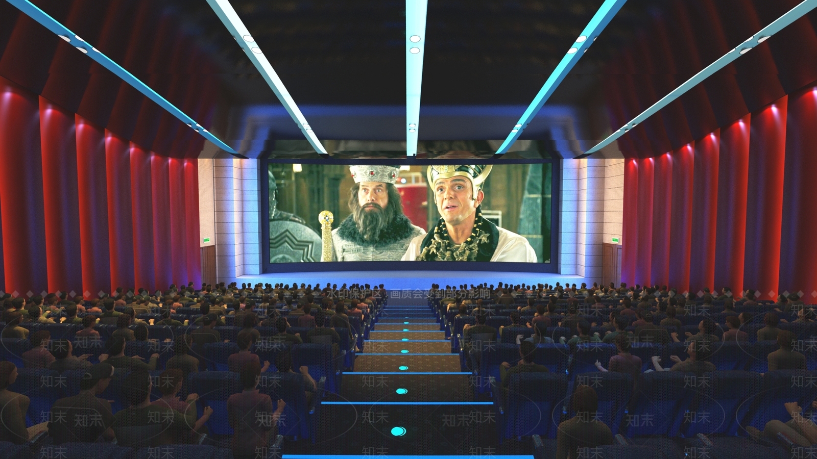 现代电影院3D模型下载【ID:1115117223】