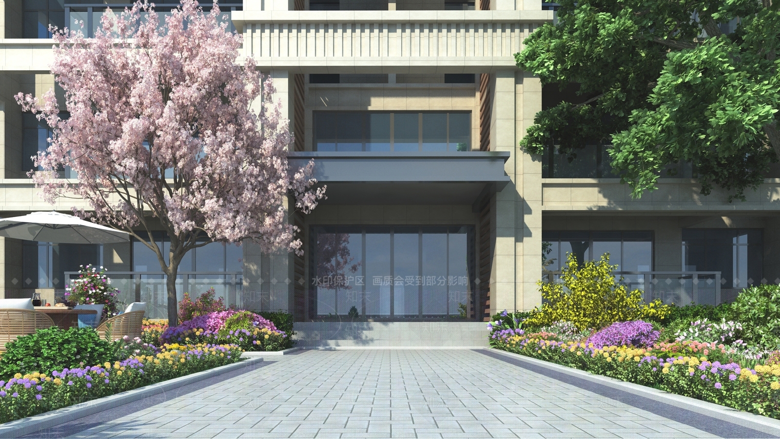 现代入户大门3D模型下载【ID:1115126182】