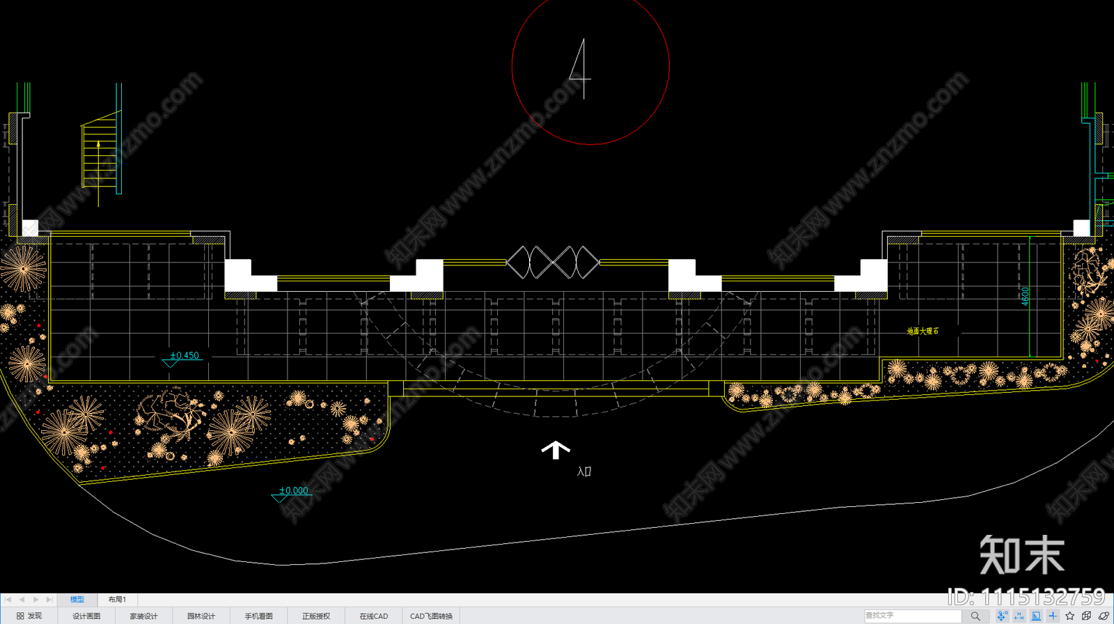 商业街空间规划CADcad施工图下载【ID:1115132759】