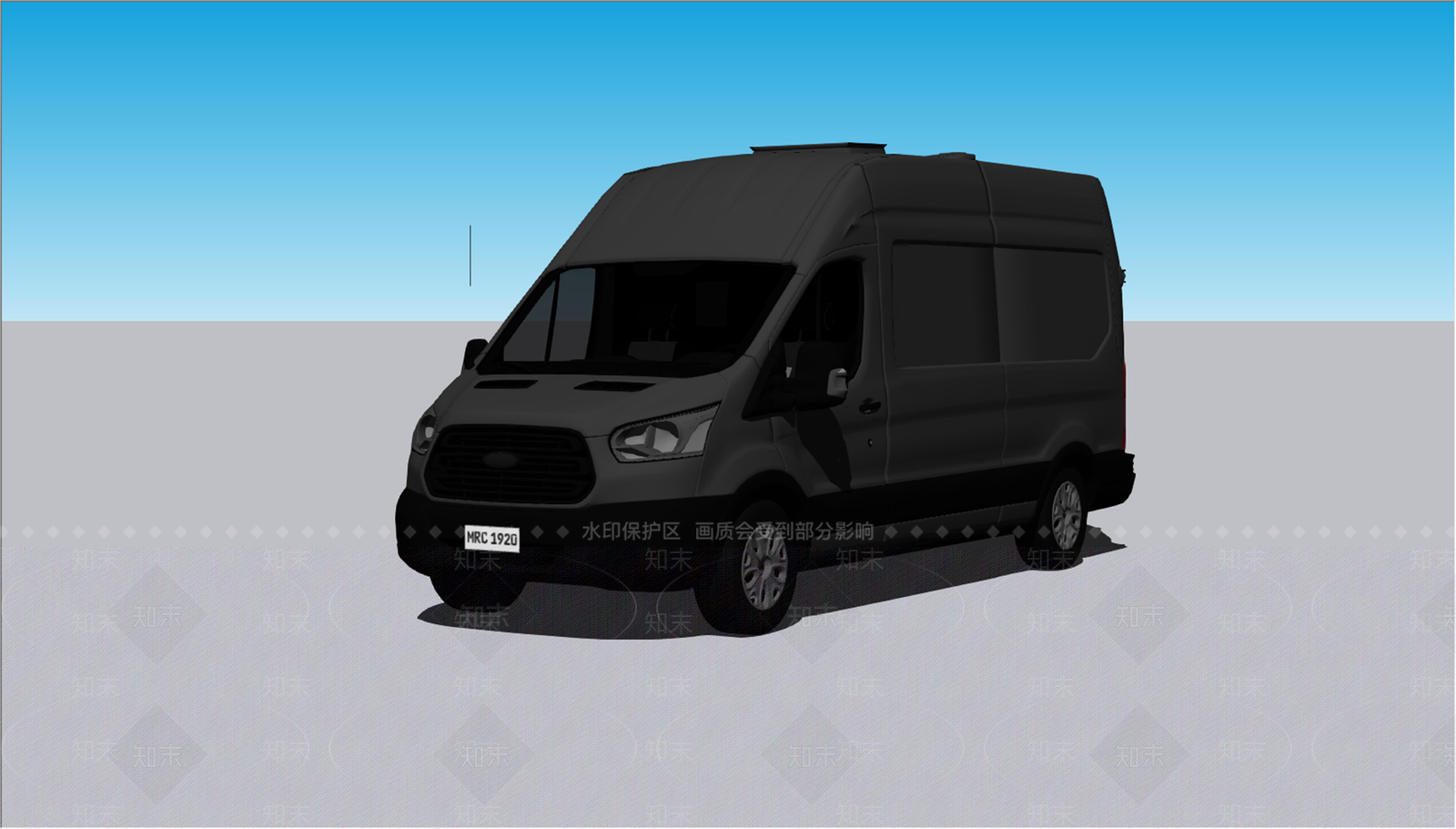 现代大面包车SU模型下载【ID:1115134575】