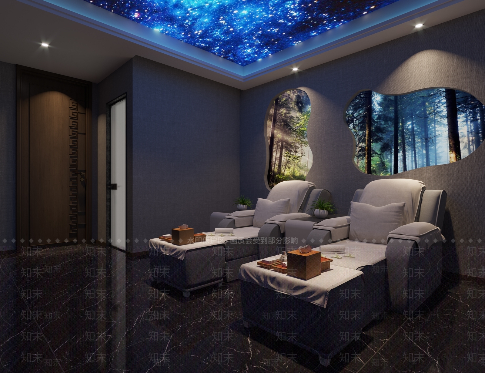 中式足疗包间3D模型下载【ID:1115138949】