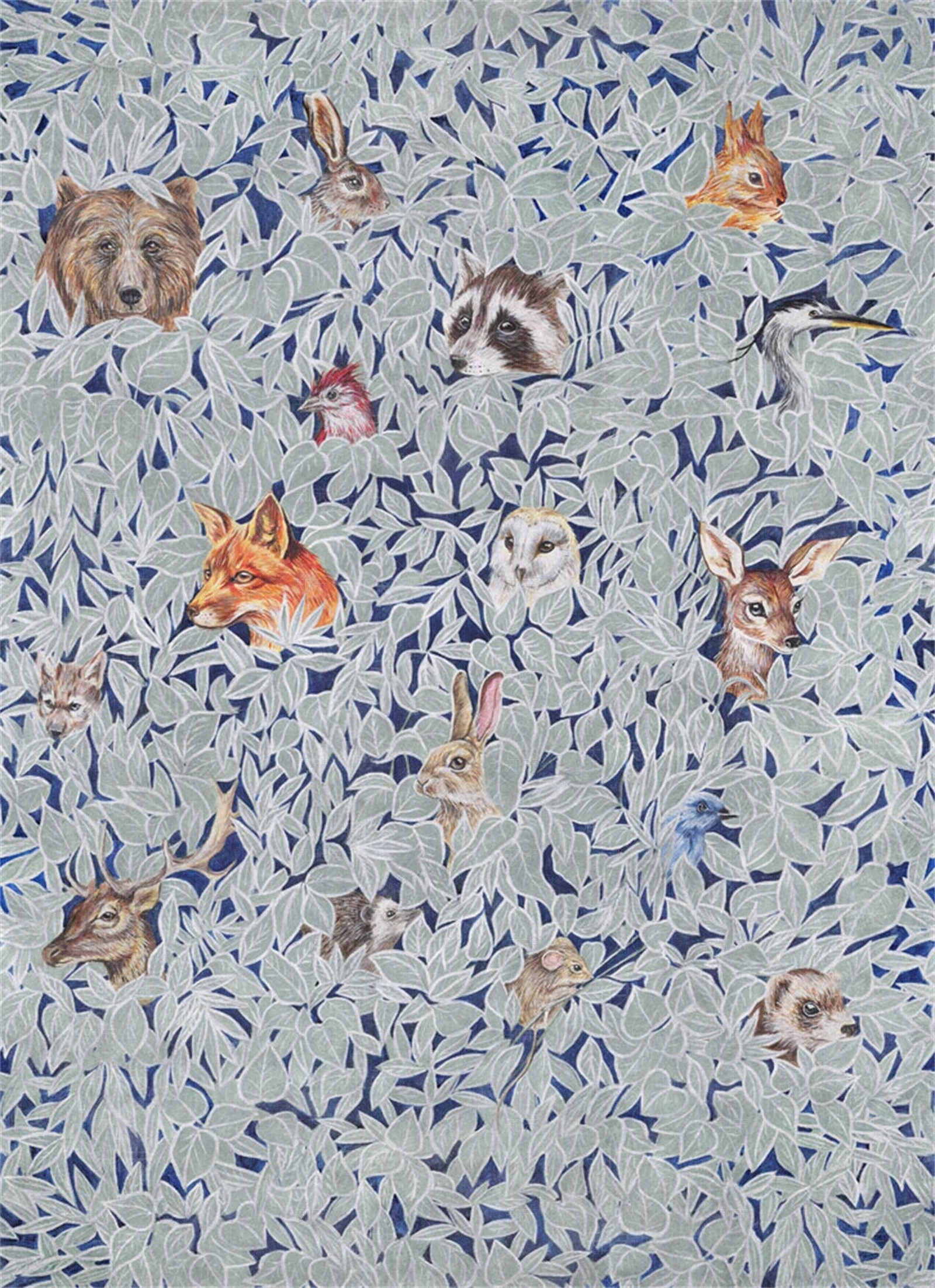 动物森林儿童房壁纸贴图下载【ID:1115147056】