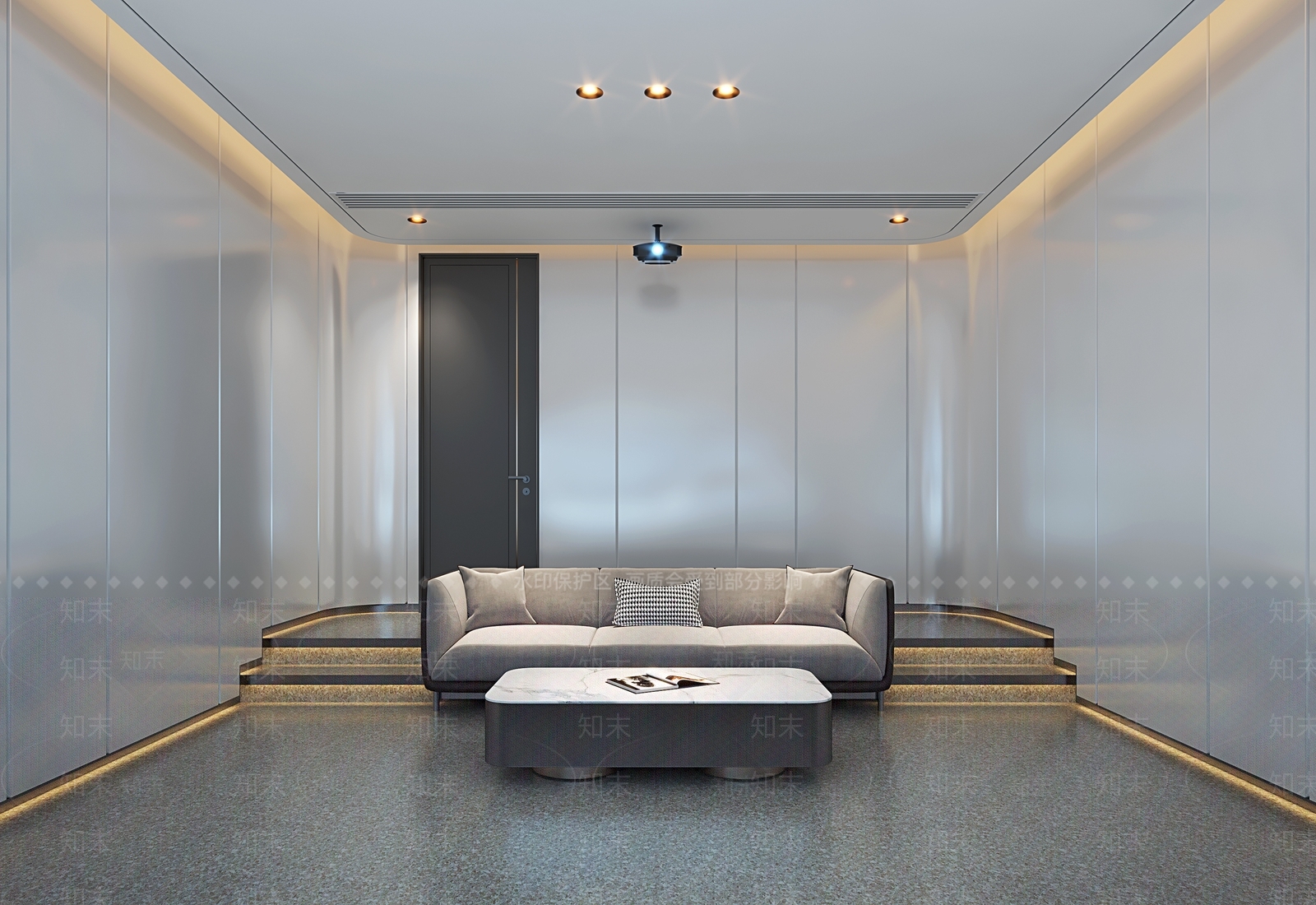 现代影音室3D模型下载【ID:1115150864】