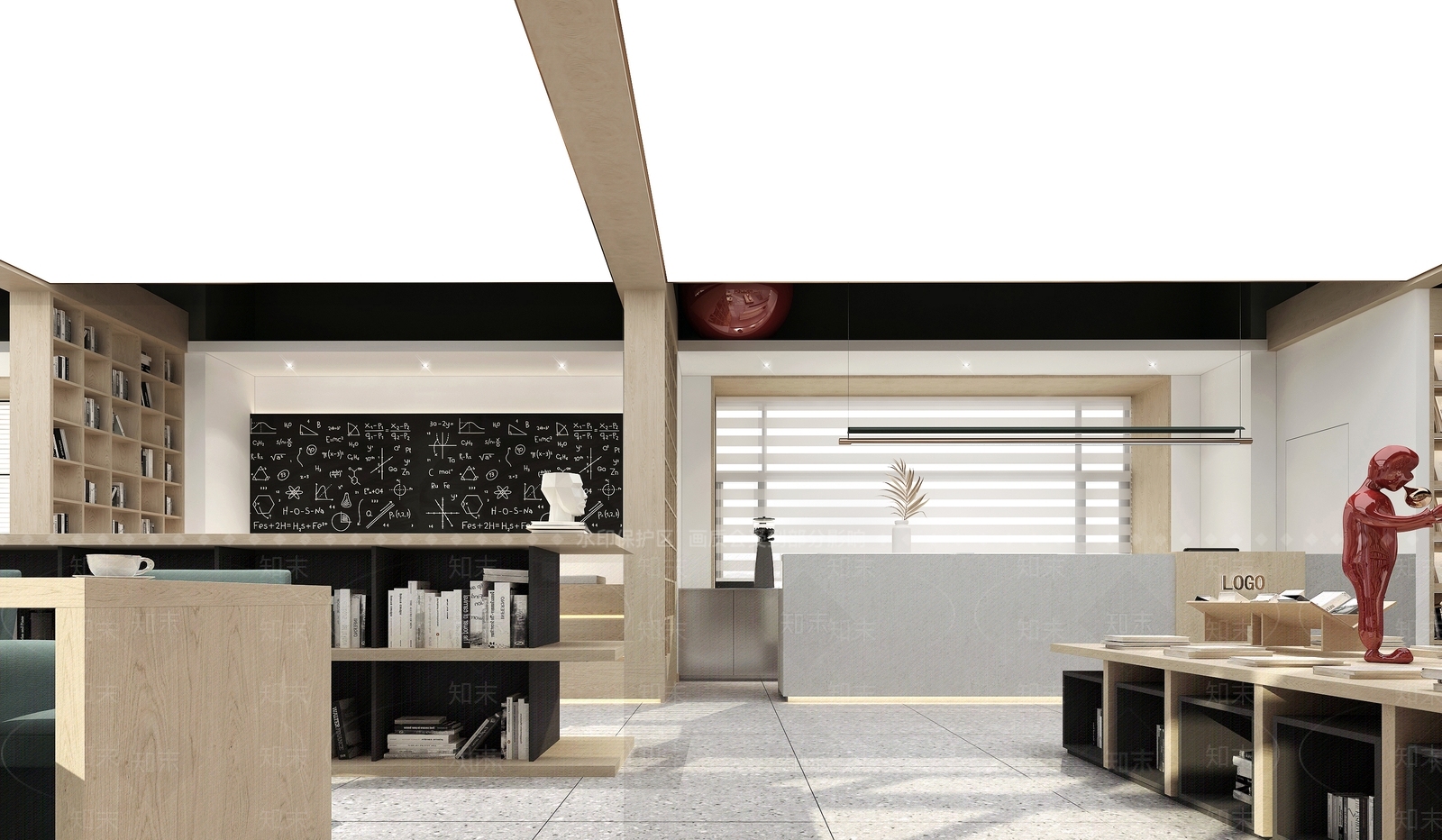 现代书店3D模型下载【ID:1115184205】