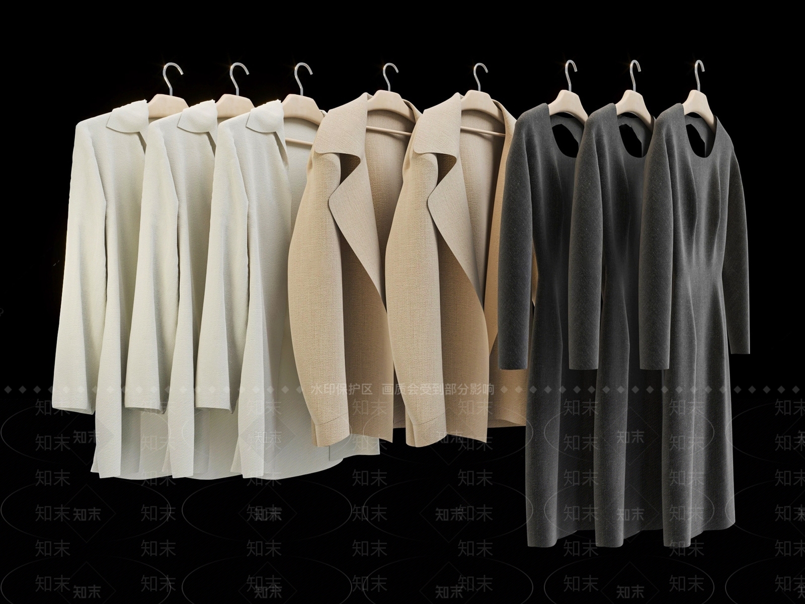现代衣服SU模型下载【ID:1115197893】